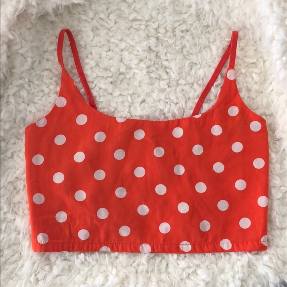Polka Dot Crop Top
